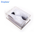 wholesale transparent color acrylic display shoe box for High - end brand